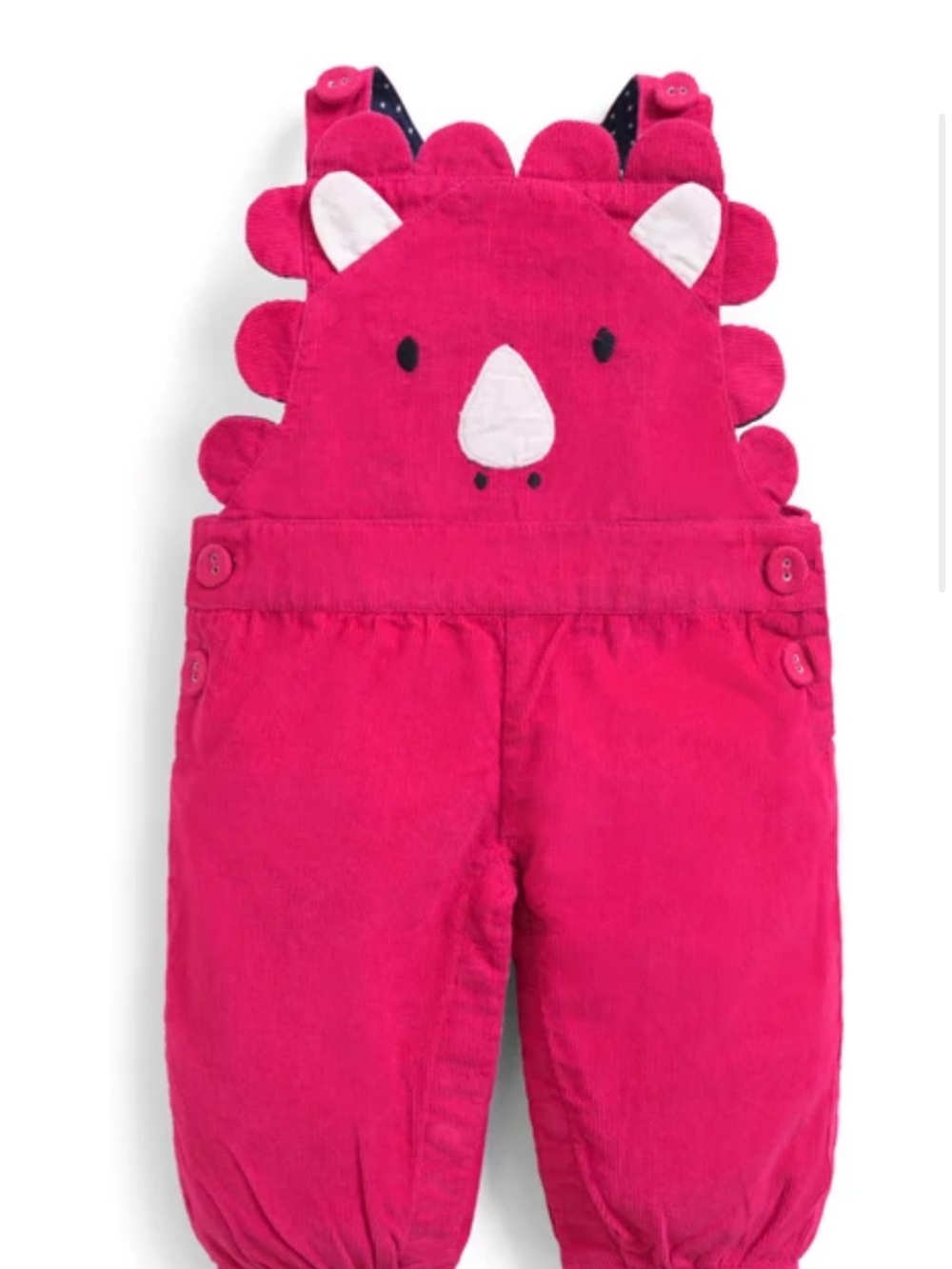 Jojo Maman Bebe Dino Corduroy Overalls - Kids